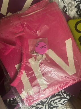 Raspberry Pink Curves Tote Bag